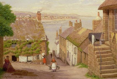 View of Penzance from Newlyn, 1881 by John Mulcaster Carrick